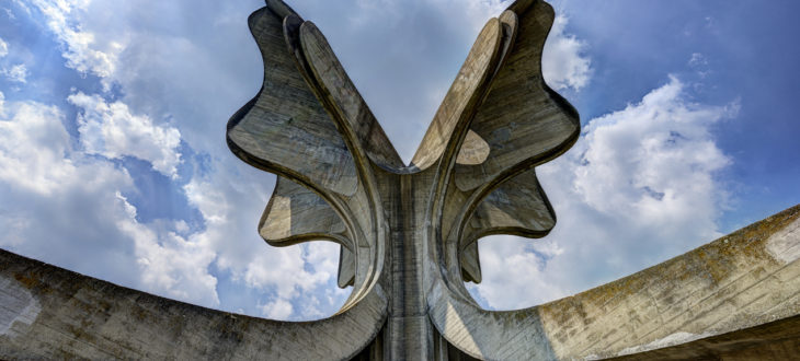Spomenik Drugom svetskom ratu, logor Jasenovac u Hrvatskoj